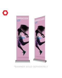 Premium Retractable Banner Stand - Barracuda 600 83in x 23.5in