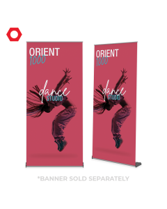 Standard Retractable Banner Stand - Orient 1000 83.25in x 39.25in