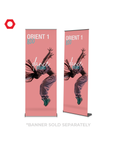 Standard Retractable Banner Stand - Orient 800 83.25in x 31.5in